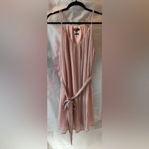 Miss Me Shimmering Pink Dress. Size Large. EUC